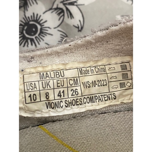 Vionic Beach Malibu Slip On Casual Comfort Shoes Gray Women's Size 10 - Picture 3 of 8